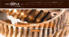 Desktop Screenshot of depla.be